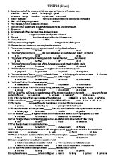 Bài tập Unit 16 môn Tiếng Anh Khối 11